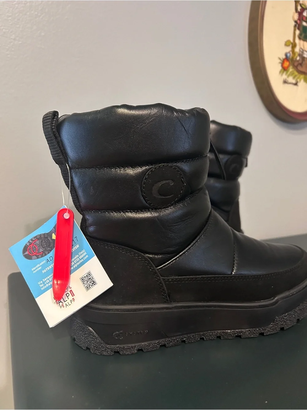 La Canniedienne Eric Puffer Boots Black Size 38